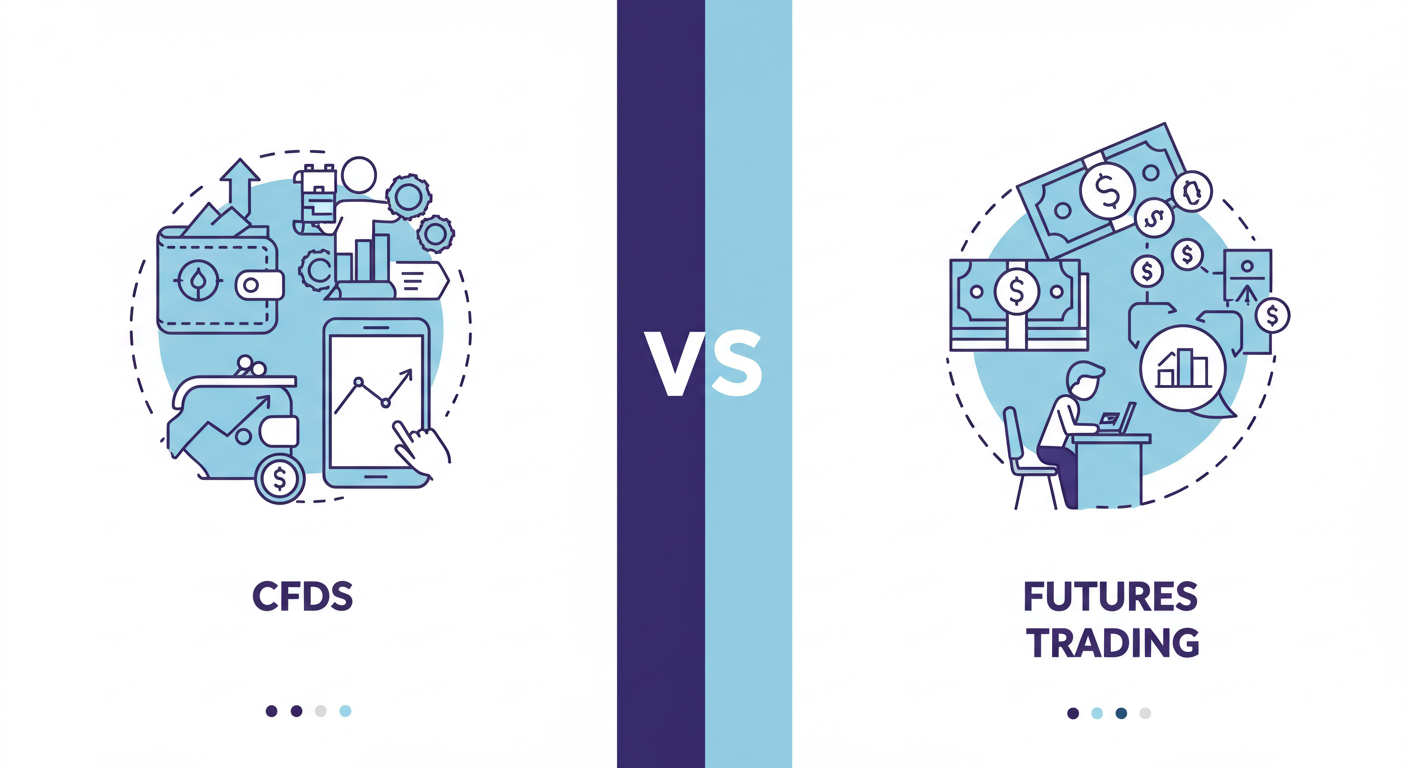 CFDと先物の比較をイメージした画像