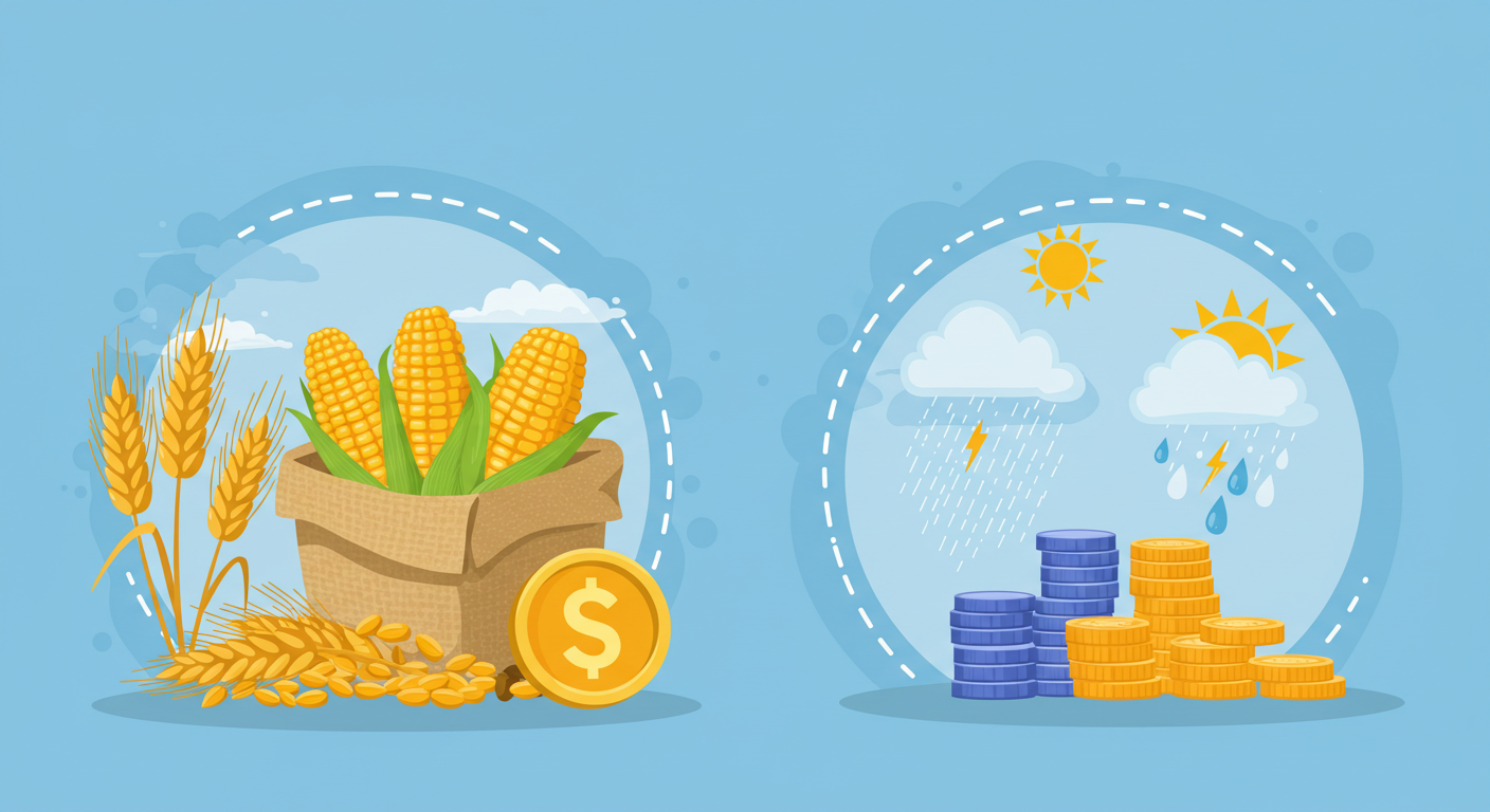 農産物と天候の影響